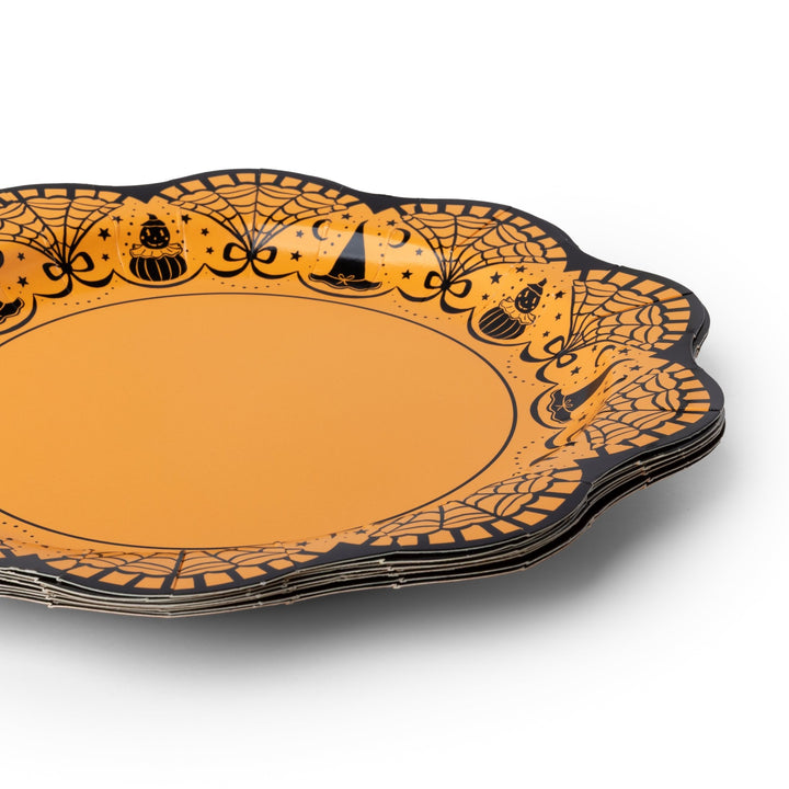 Art Deco Vintage Halloween Dinner Plates