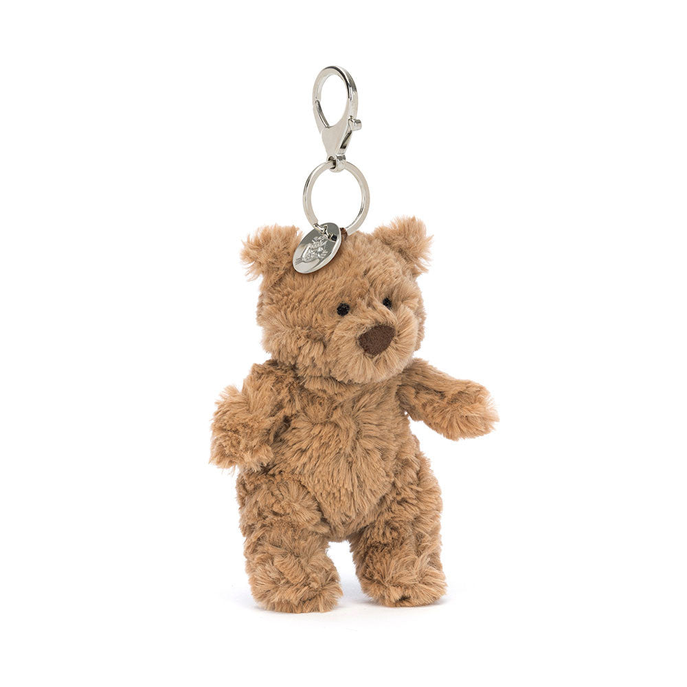 BARTHOLOMEW BEAR BAG CHARM BY JELLYCAT Jellycat Dolls & Stuffed Animals BARTHOLOMEW BEAR BAG CHARM BY JELLYCAT Bonjour Fete - Party Supplies