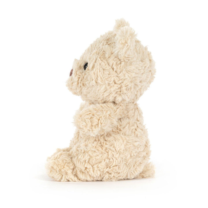 Jellycat Bartholomew Bear Junior plush, a soft stuffed teddy bear gift for a birthday or new baby.