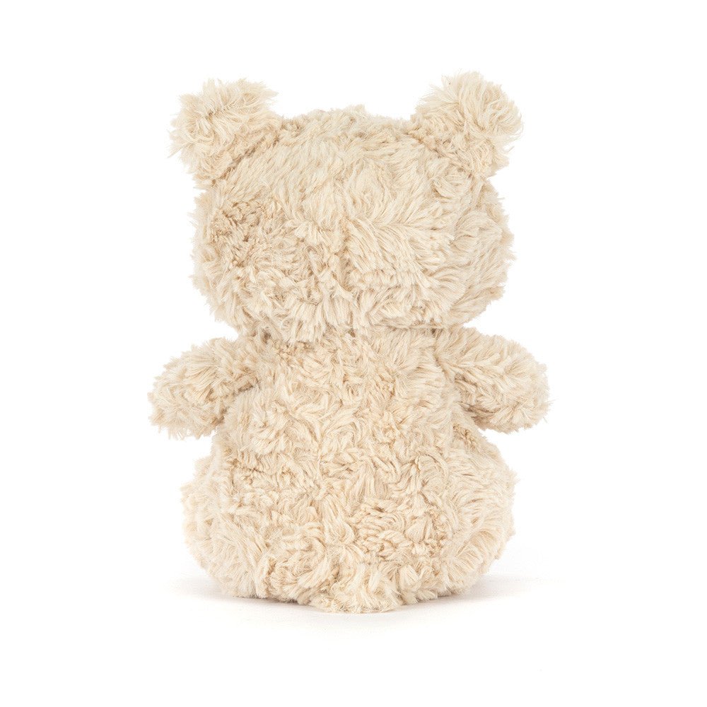 Jellycat Bartholomew Bear Junior plush, a soft stuffed teddy bear gift for a birthday or new baby.