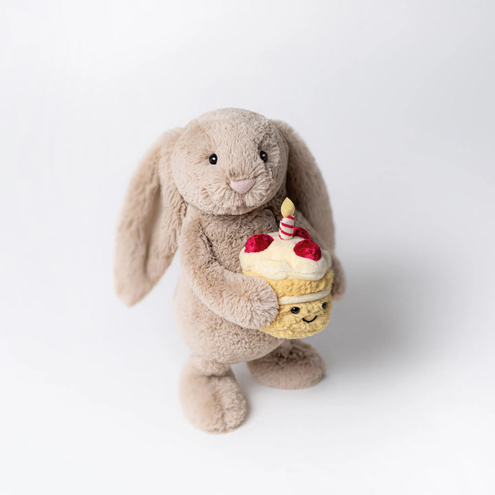 Bashful Beige Birthday Bunny by Jellycat