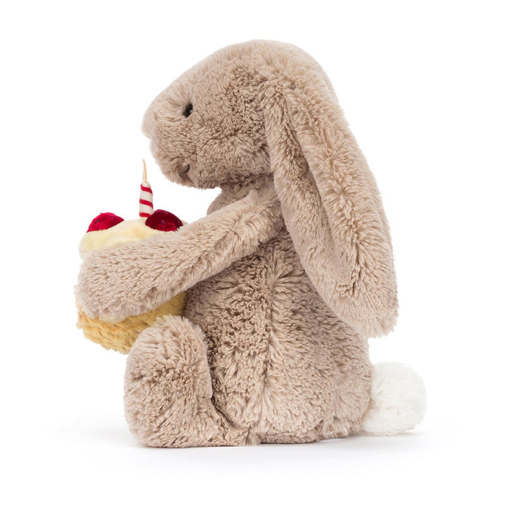 Bashful Beige Birthday Bunny by Jellycat
