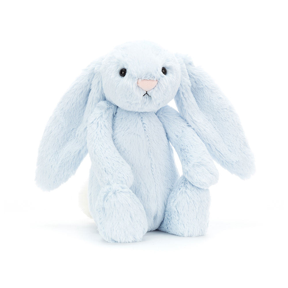 BASHFUL BLUE BUNNY BY JELLYCAT Jellycat Dolls & Stuffed Animals BASHFUL BLUE BUNNY BY JELLYCAT Bonjour Fete - Party Supplies