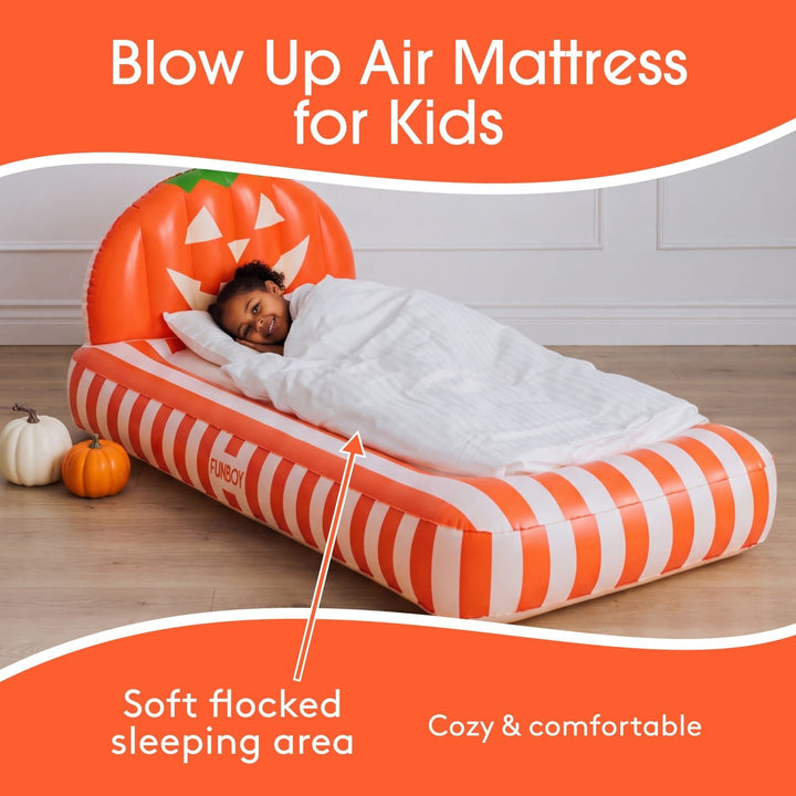 Pumpkin Halloween Kids Air Mattress