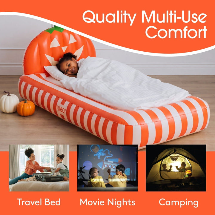 Pumpkin Halloween Kids Air Mattress