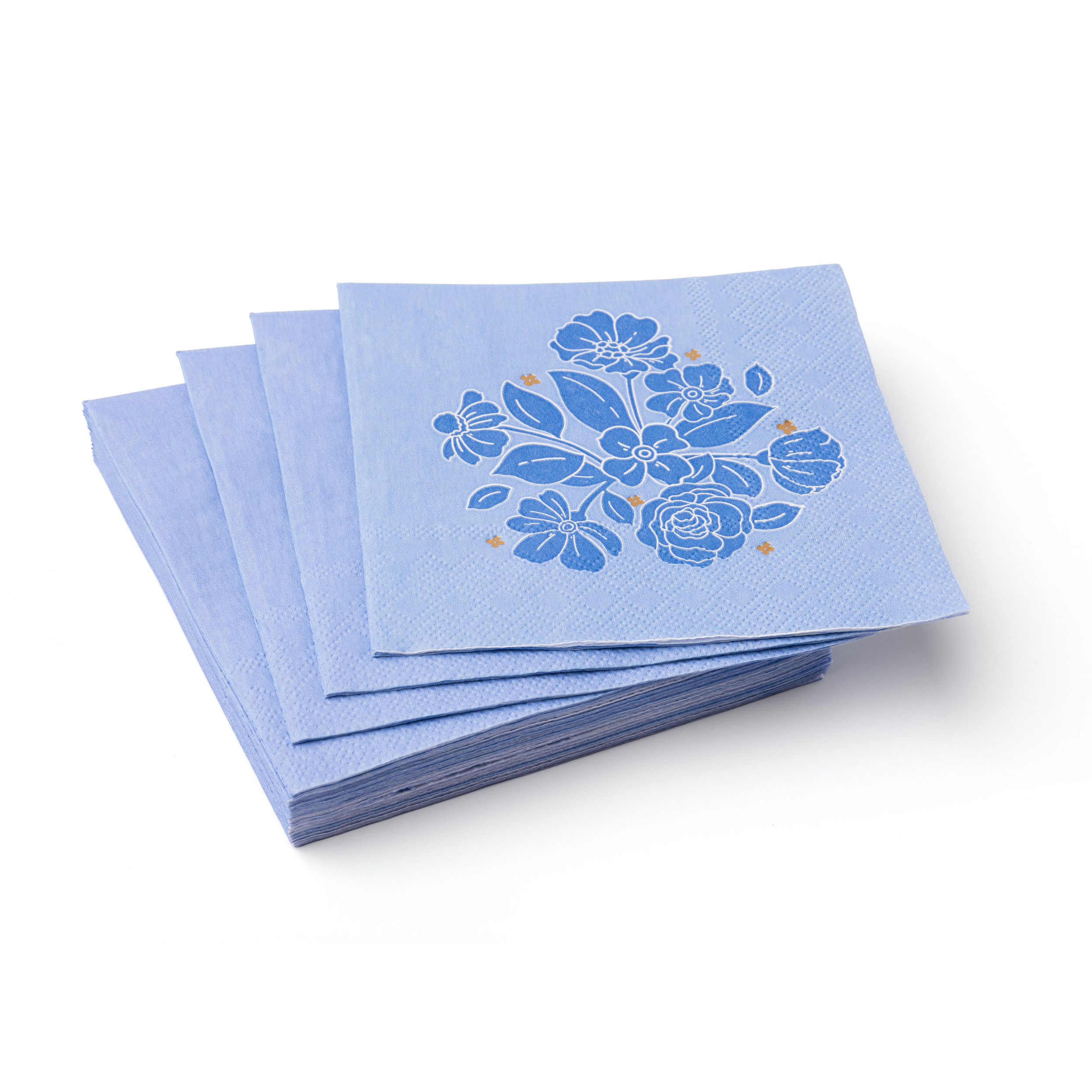 Belle Blue Cocktail Napkins