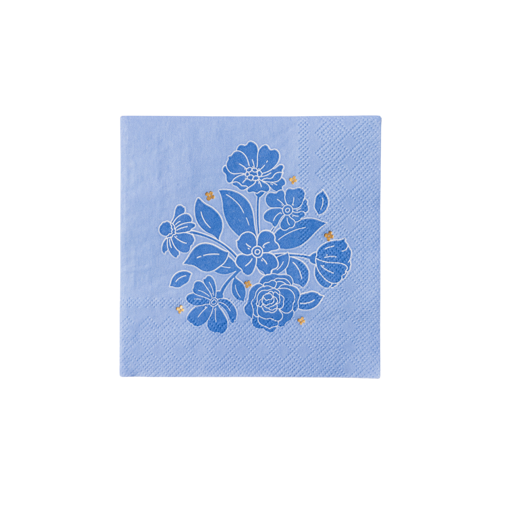 Belle Blue Cocktail Napkins - Thumbnail 2