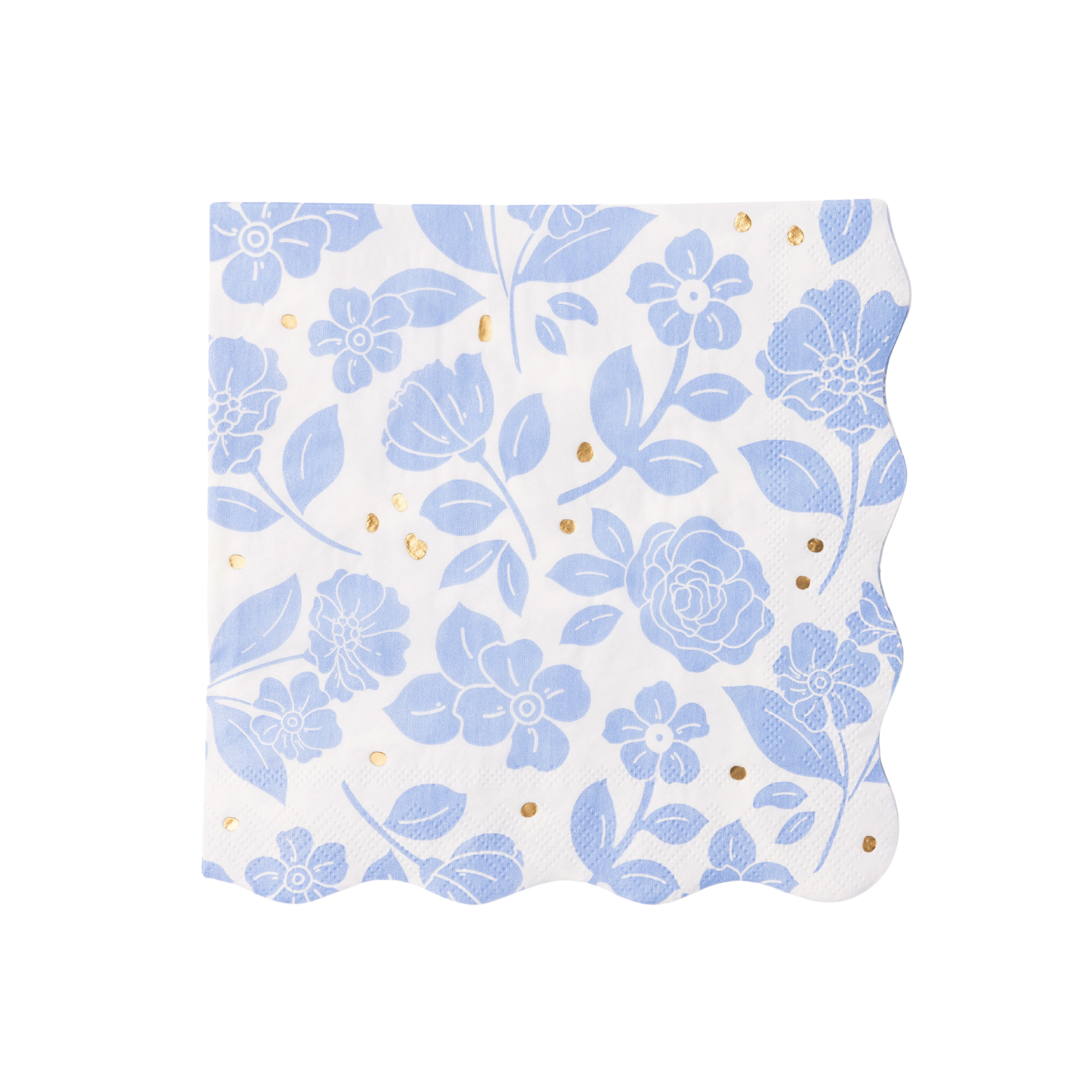 Blue Belle Floral Dinner Napkins - Thumbnail 5