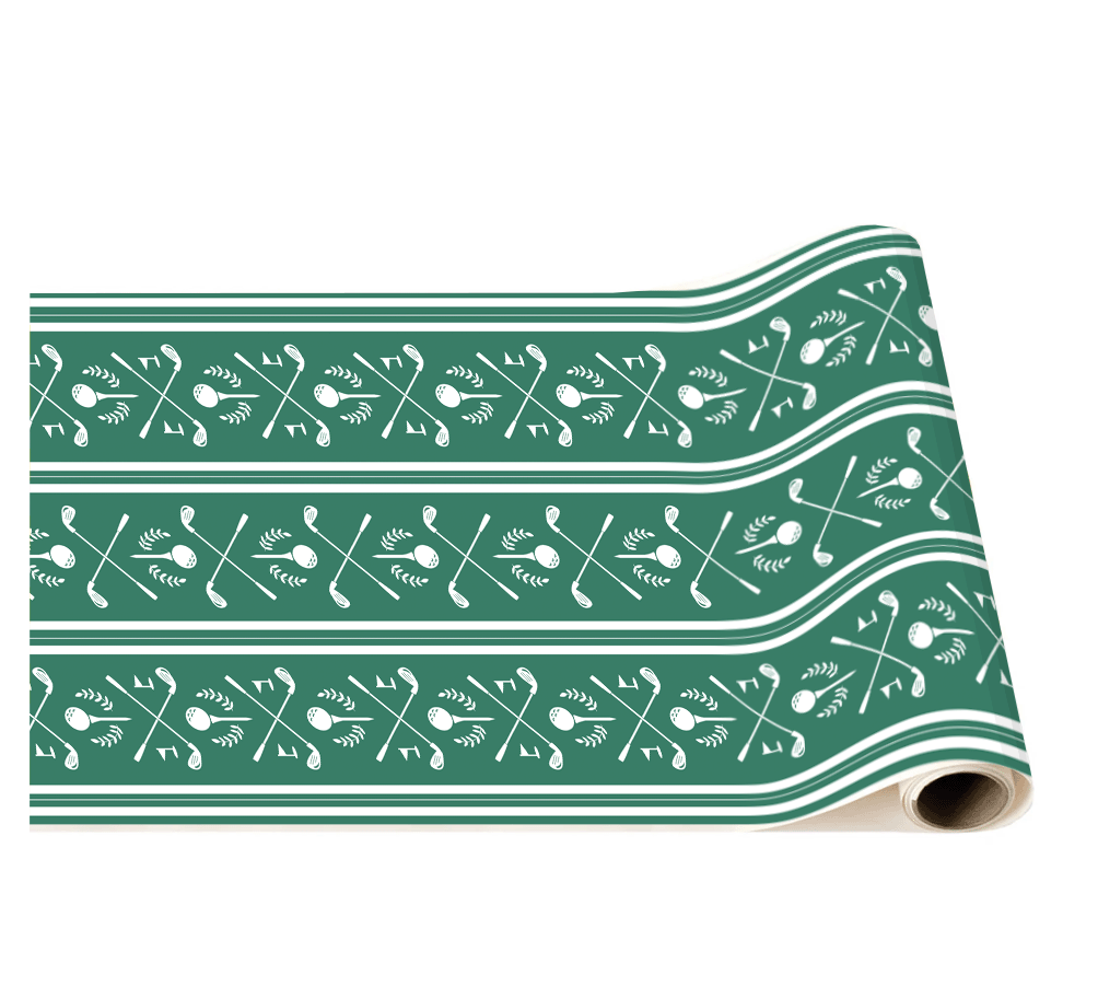 LE GOLF TABLE RUNNER Bonjour Fête Table Covers & Placemats LE GOLF TABLE RUNNER Bonjour Fete - Party Supplies