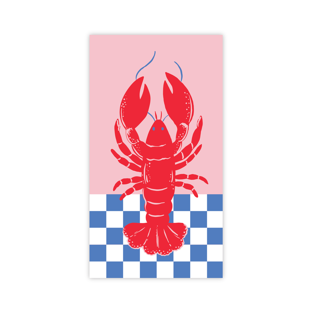 LE LOBSTER GUEST TOWELS Bonjour Fete Napkins LE LOBSTER GUEST TOWELS Bonjour Fete - Party Supplies