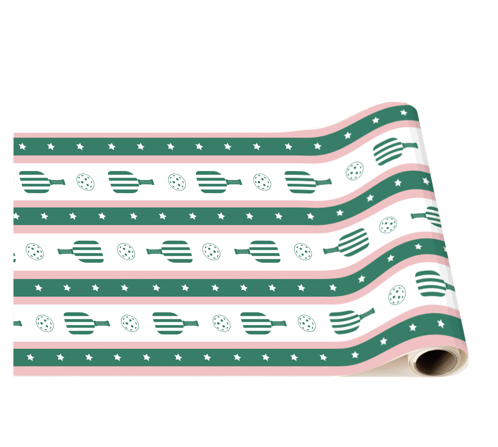 LE PICKLEBALL TABLE RUNNER Bonjour Fête Table Covers & Placemats LE PICKLEBALL TABLE RUNNER Bonjour Fete - Party Supplies