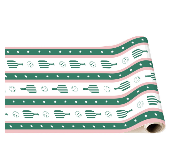 LE PICKLEBALL TABLE RUNNER Bonjour Fête Table Covers & Placemats LE PICKLEBALL TABLE RUNNER Bonjour Fete - Party Supplies