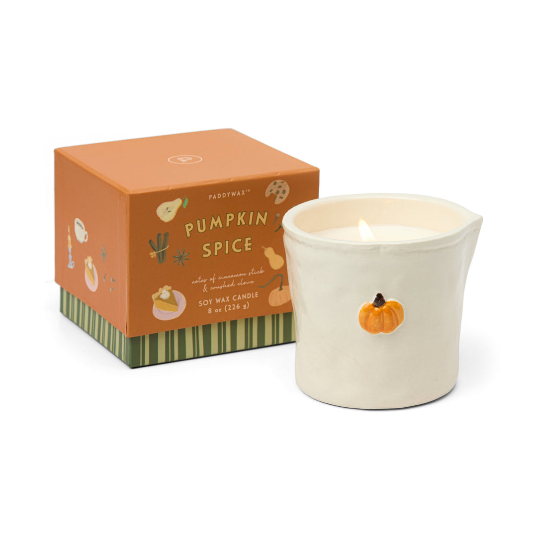 BISTRO PUMPKIN SPICE SOY CANDLE Paddywax Thanksgiving Home Decor BISTRO PUMPKIN SPICE SOY CANDLE Bonjour Fete - Party Supplies
