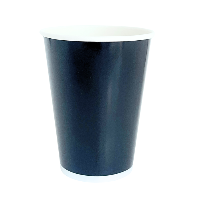 BLACK NOIR SIGNATURE CUPS Bonjour Fete Cups BLACK NOIR SIGNATURE CUPS Bonjour Fete - Party Supplies