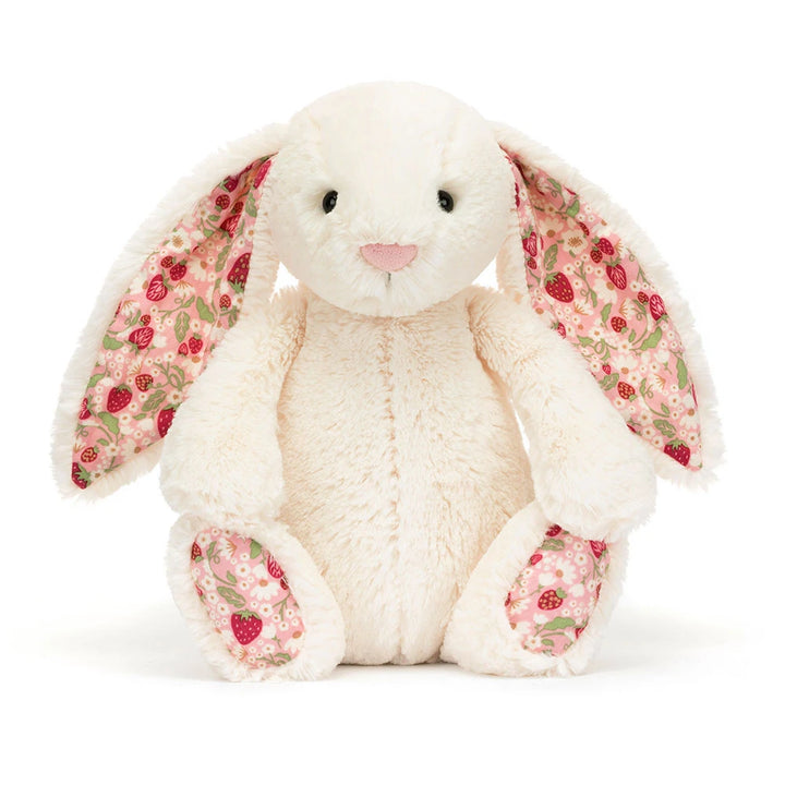 Blossom Cream Berry Bunny by Jellycat
