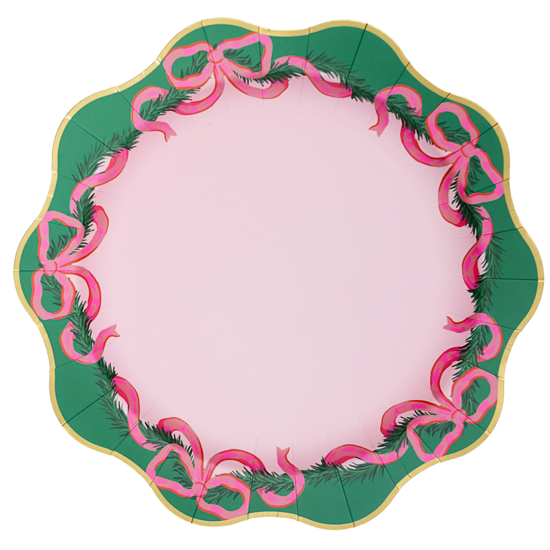 BONJOUR FÊTE X ONE & ONLY PAPER NUTCRACKER LARGE PLATES Bonjour Fete Plates BONJOUR FÊTE X ONE & ONLY PAPER NUTCRACKER LARGE PLATES Bonjour Fete - Party Supplies