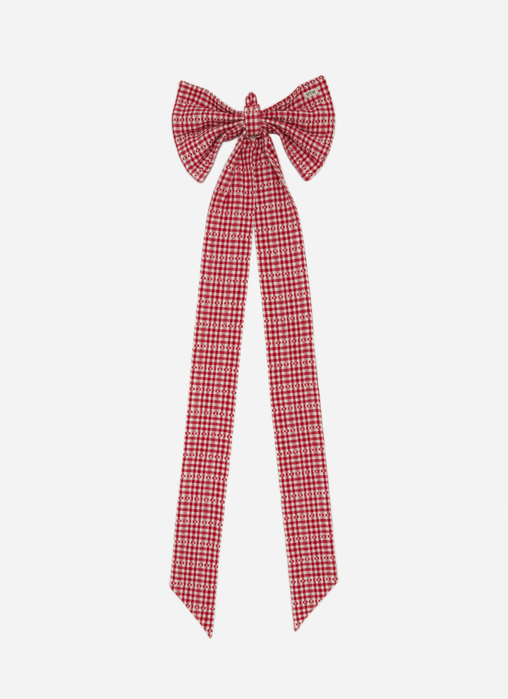 SOHO - Red Fabric Bow Heather Taylor Home simple SOHO - Red Fabric Bow Bonjour Fete - Party Supplies