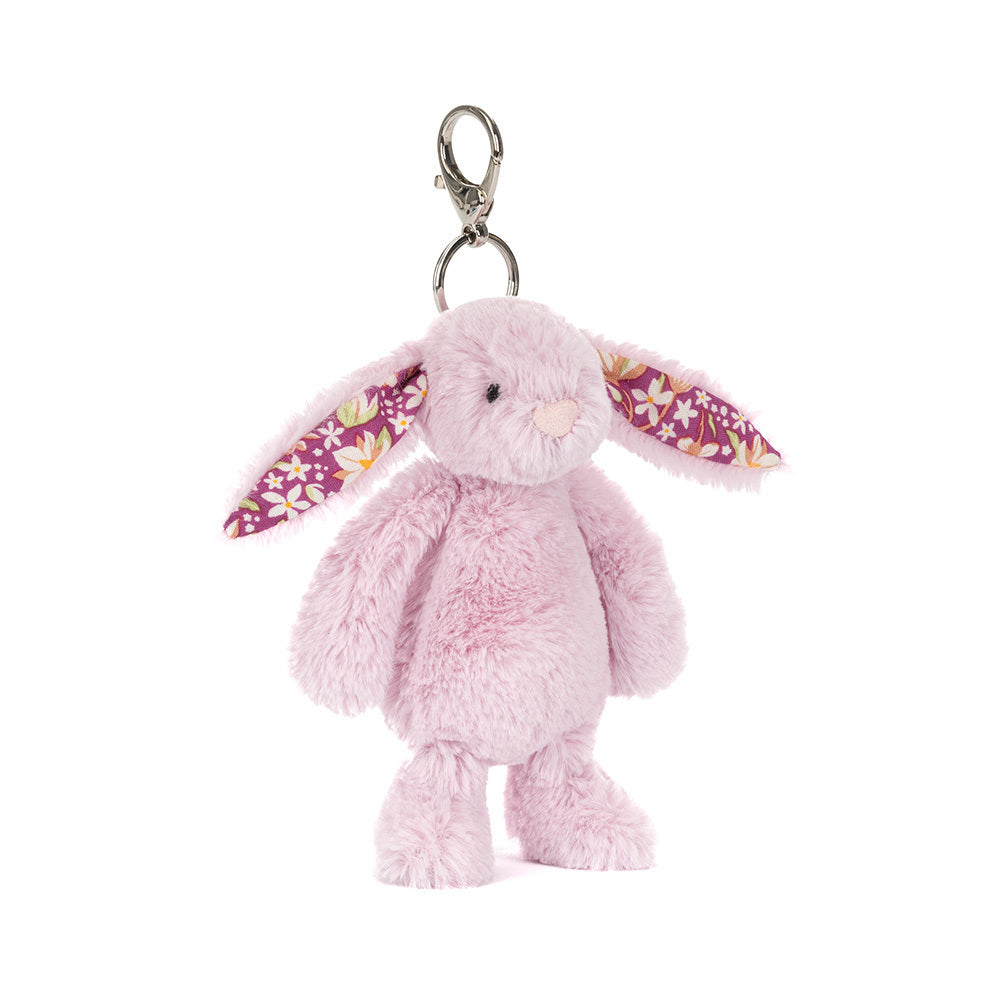 THISTLEPOP BLOSSOM BUNNY BAG CHARM BY JELLYCAT Jellycat Dolls & Stuffed Animals THISTLEPOP BLOSSOM BUNNY BAG CHARM BY JELLYCAT Bonjour Fete - Party Supplies