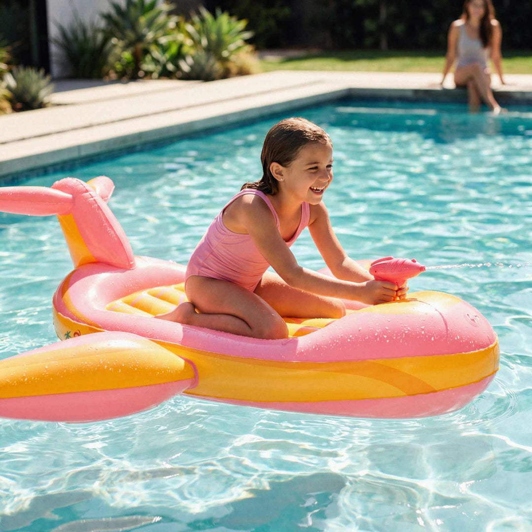 Barbie Malibu Plane Kids Pool Float