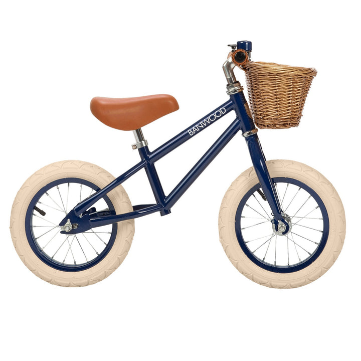 Balance bike - Navy Banwood FIRST GO Balance bike - Navy Bonjour Fete - Party Supplies