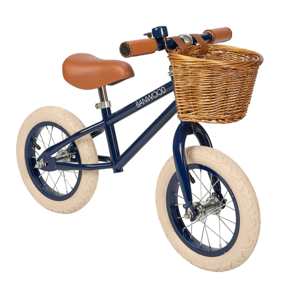 Balance bike - Navy Banwood FIRST GO Balance bike - Navy Bonjour Fete - Party Supplies