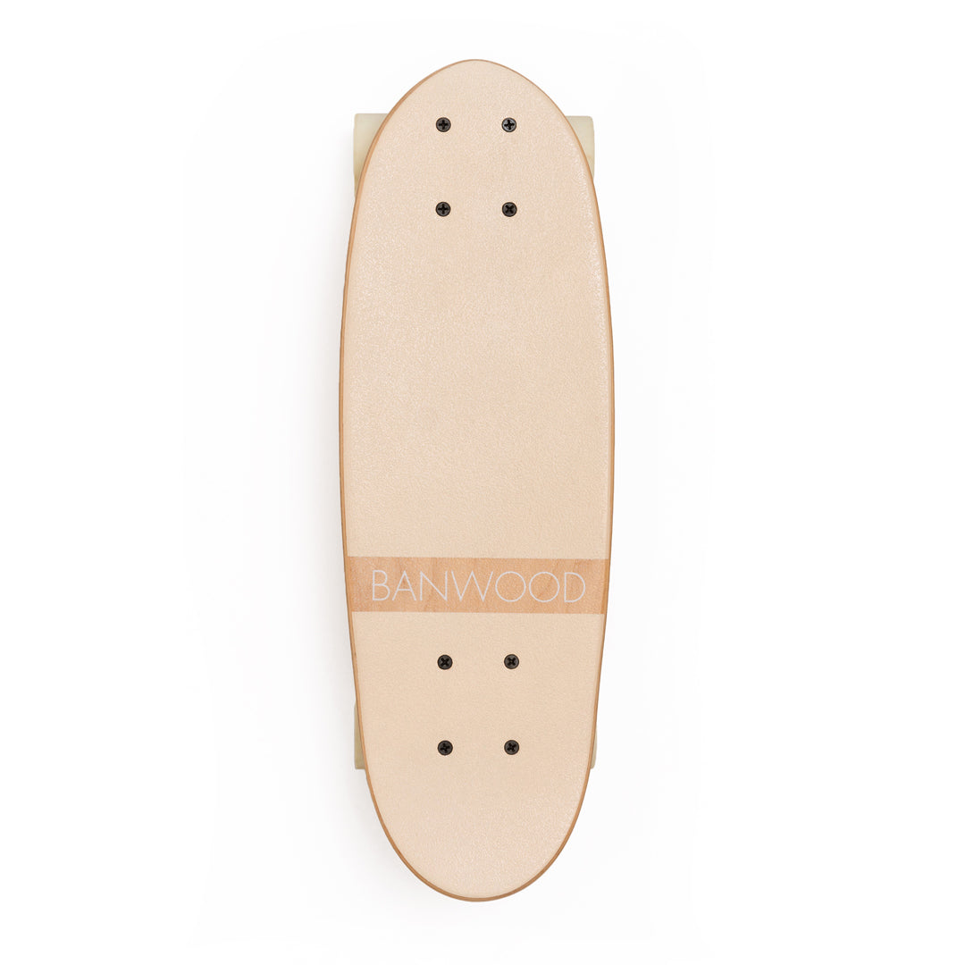 Skateboard - Cream Banwood SKATEBOARD Skateboard - Cream Bonjour Fete - Party Supplies