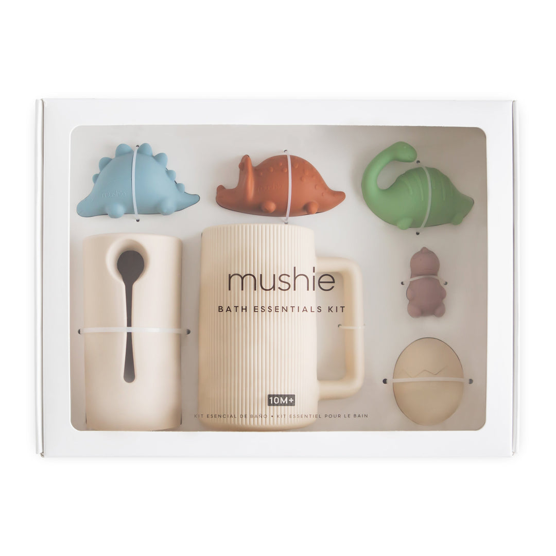 Dino Bath Essentials Kit Mushie Gift Set Dino Bath Essentials Kit Bonjour Fete - Party Supplies