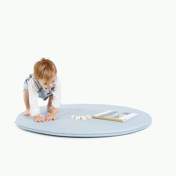 Gathre padded baby play mat ready for portable use.