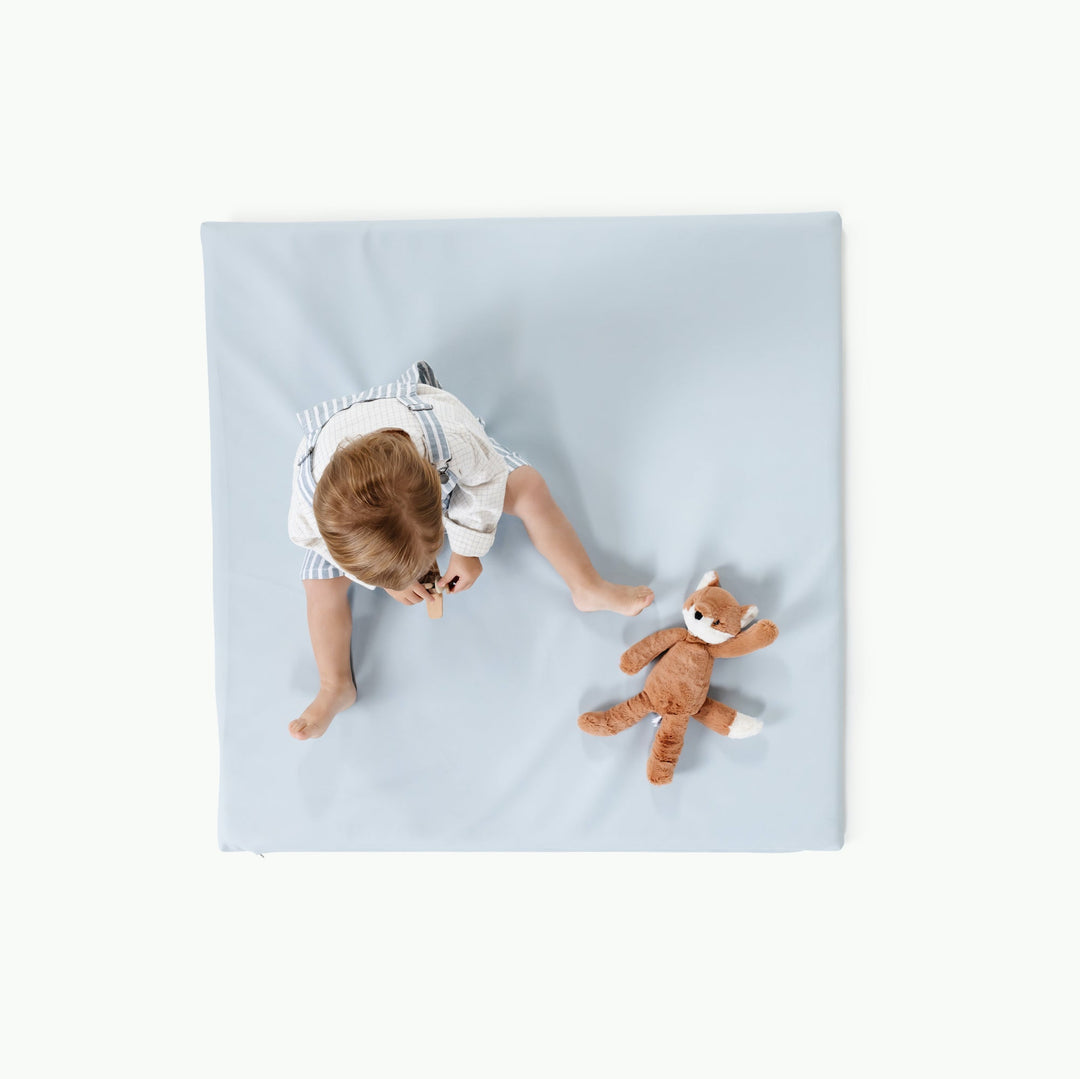 Gathre padded mini play mat for tummy time and playtime.