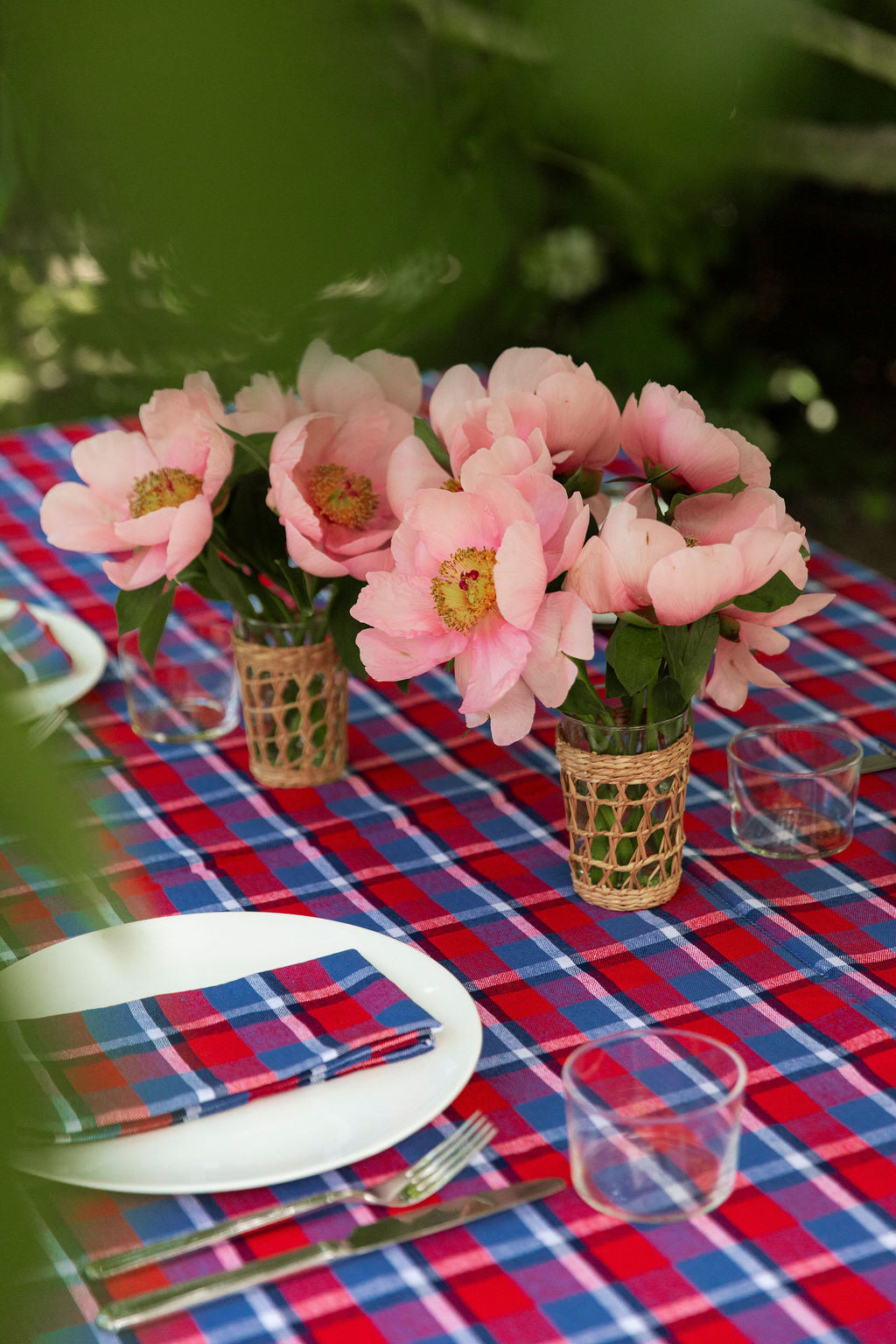 BETTY PLAID Red Napkins - Bonjour Fête 