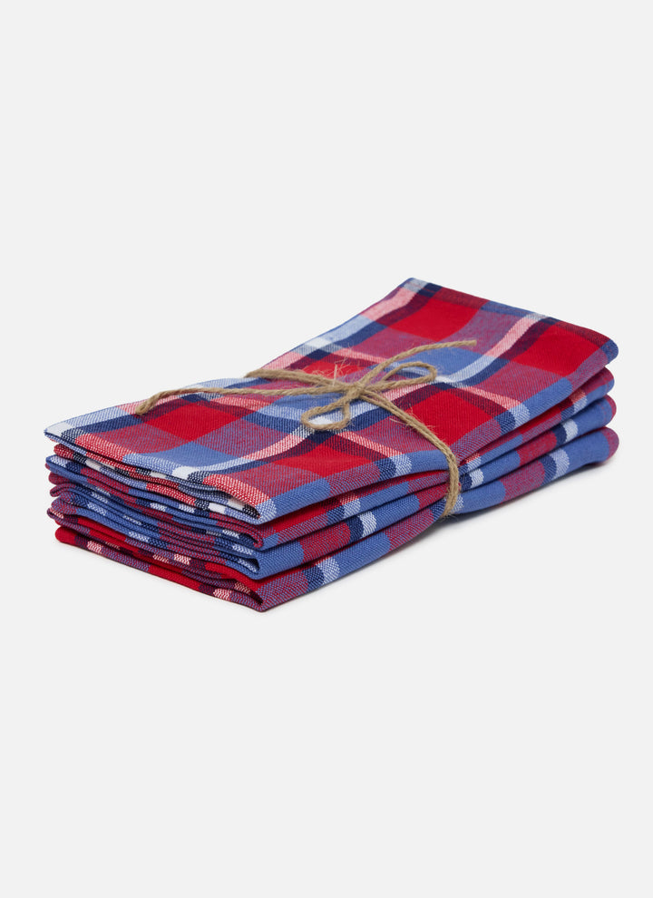 BETTY PLAID Red Napkins - Bonjour Fête 