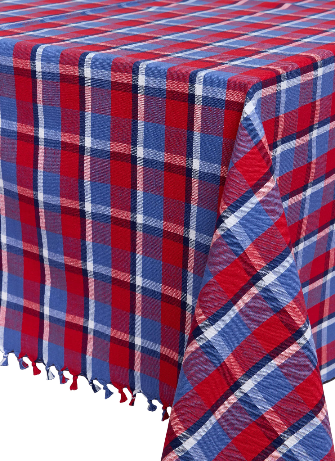 BETTY PLAID Red Tablecloth - Bonjour Fête 