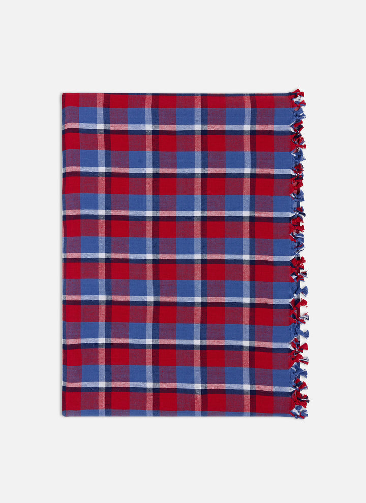 BETTY PLAID Red Tablecloth - Bonjour Fête 