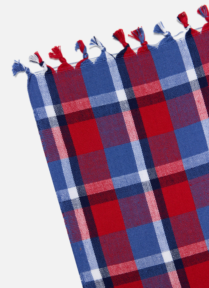 BETTY PLAID Red Tablecloth - Bonjour Fête 