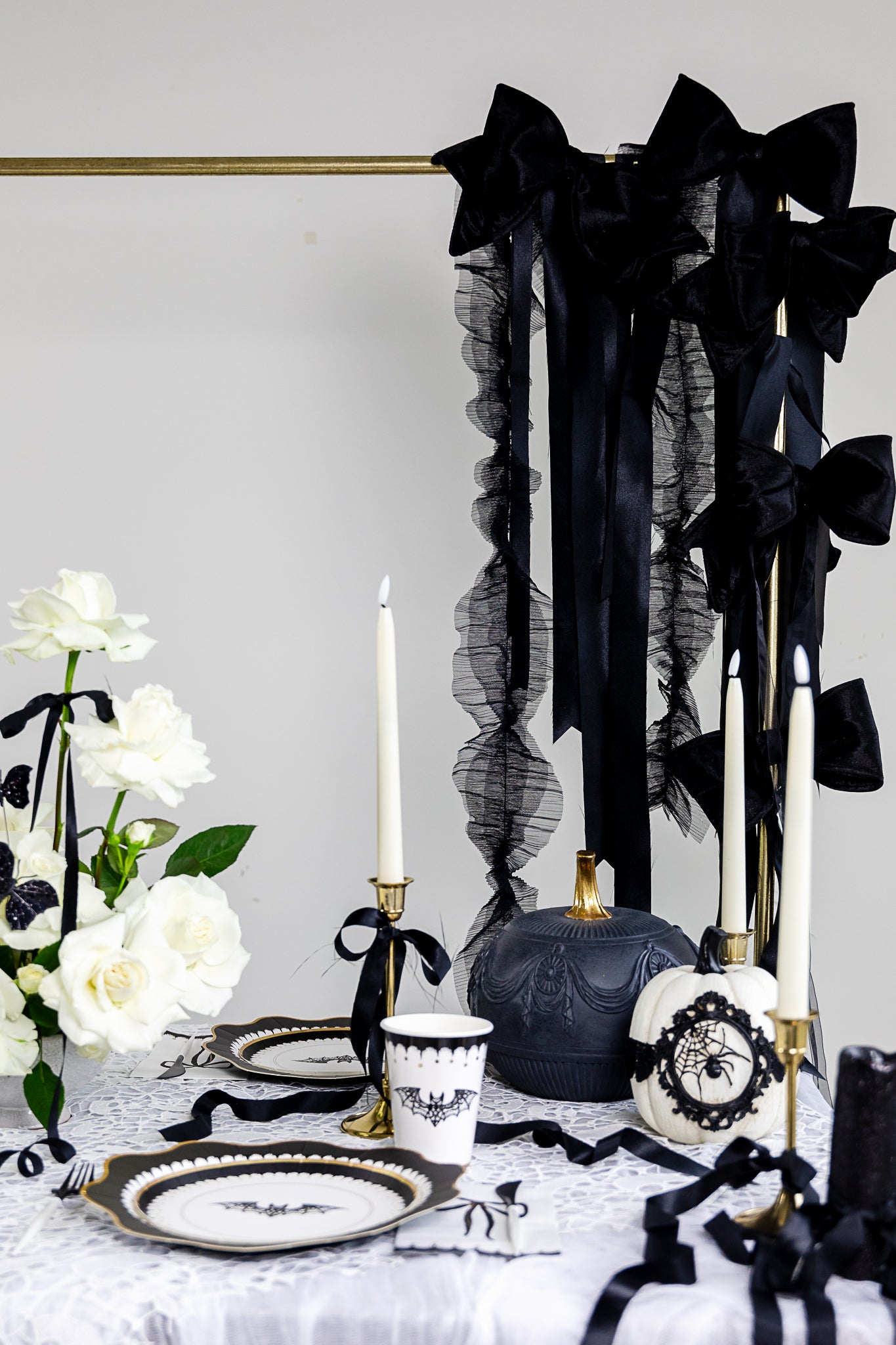 Dessous De Plat Tête De Mort Halloween - 38 Cm PVC - Décoration De Table Effrayante