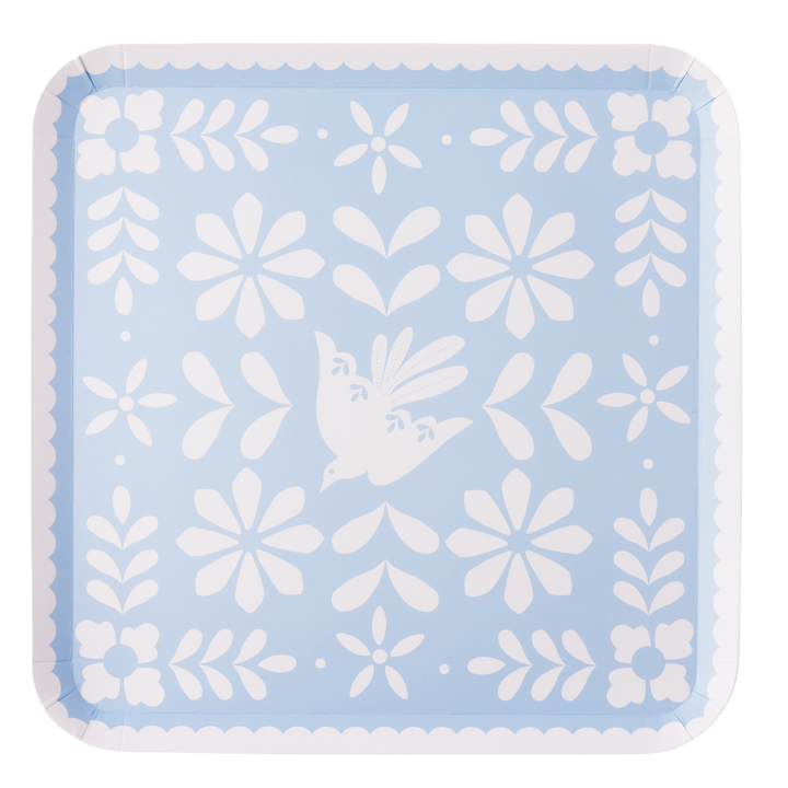 BRIGHT FIESTA LARGE PLATES Bonjour Fete Plates BRIGHT FIESTA LARGE PLATES Bonjour Fete - Party Supplies