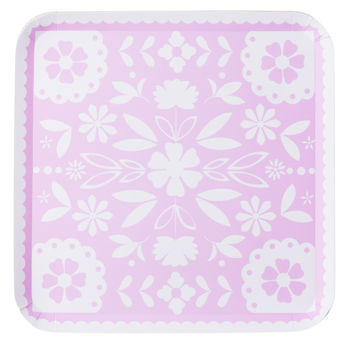 BRIGHT FIESTA LARGE PLATES Bonjour Fete Plates BRIGHT FIESTA LARGE PLATES Bonjour Fete - Party Supplies