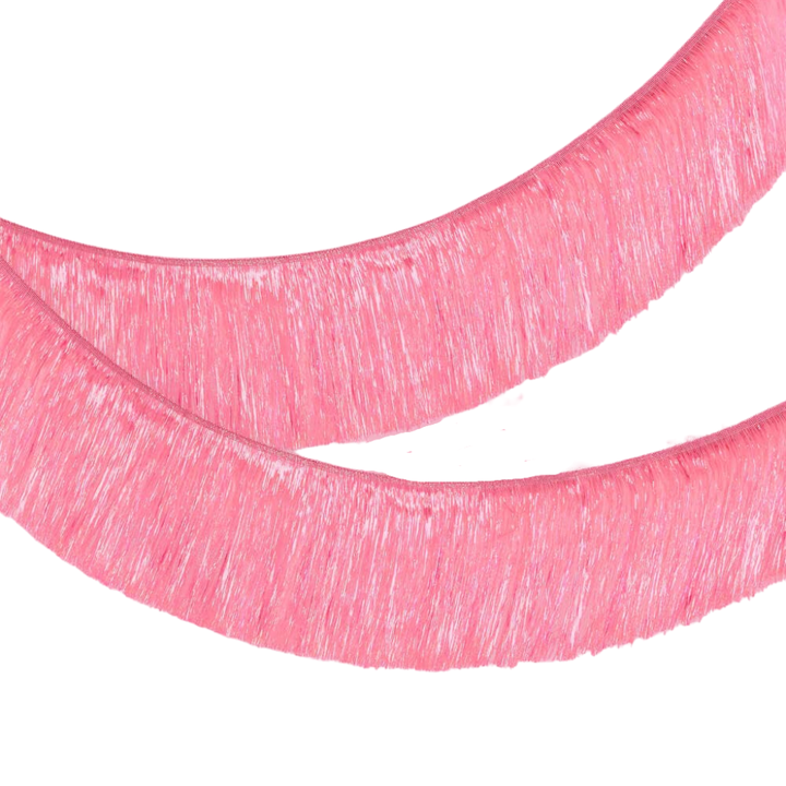 PINK FRINGE BANNER xo, Fetti xo, Fetti Collective PINK FRINGE BANNER Bonjour Fete - Party Supplies