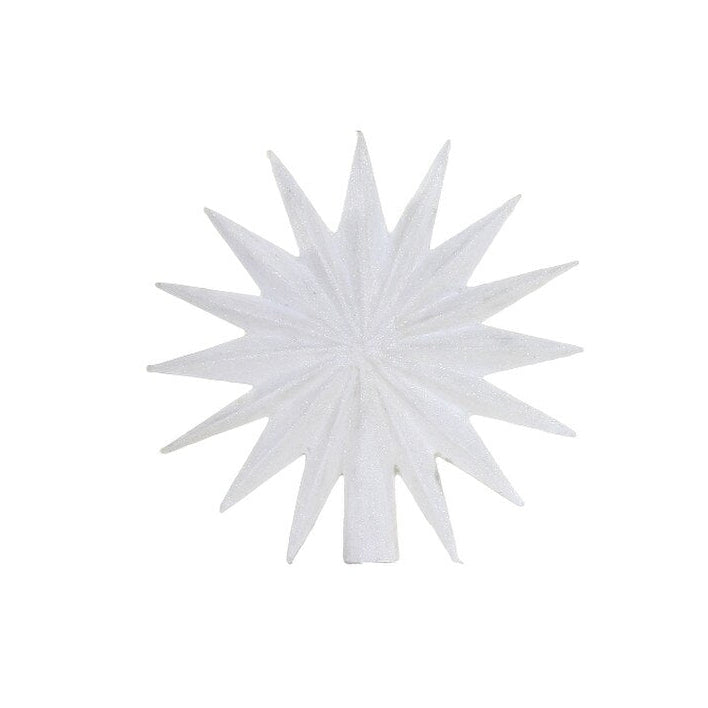 16 Point White Star Tree Topper by Cody Foster