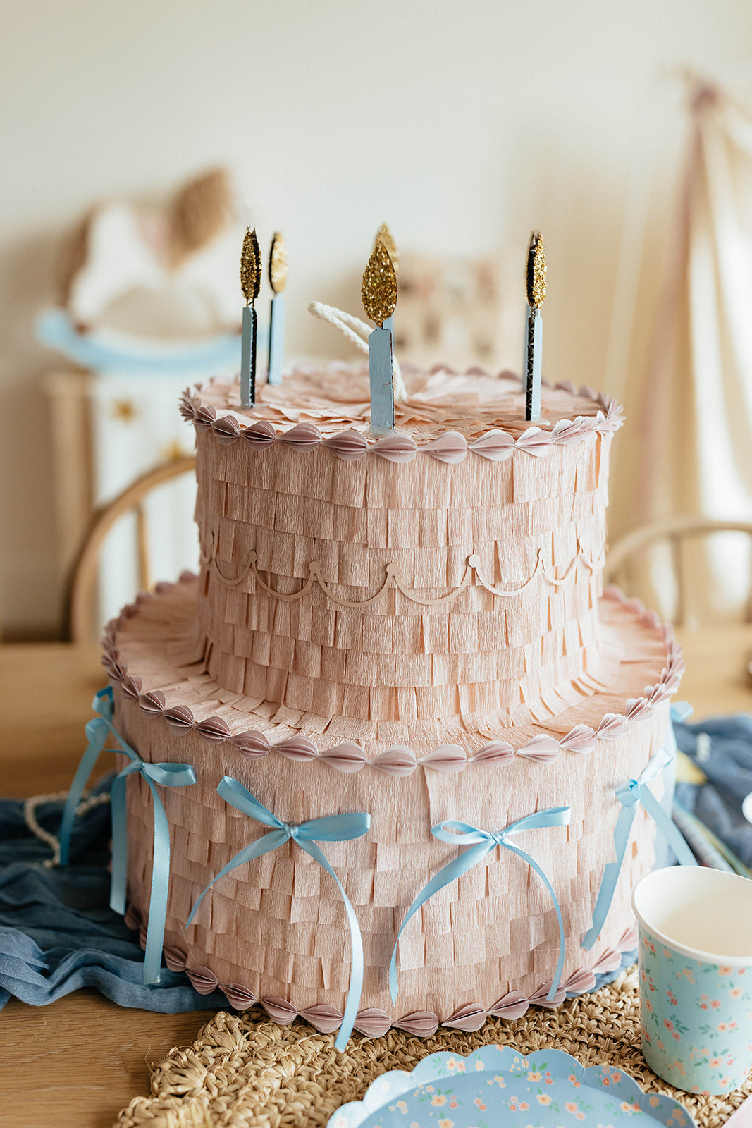 Pink Birthday Cake Piñata