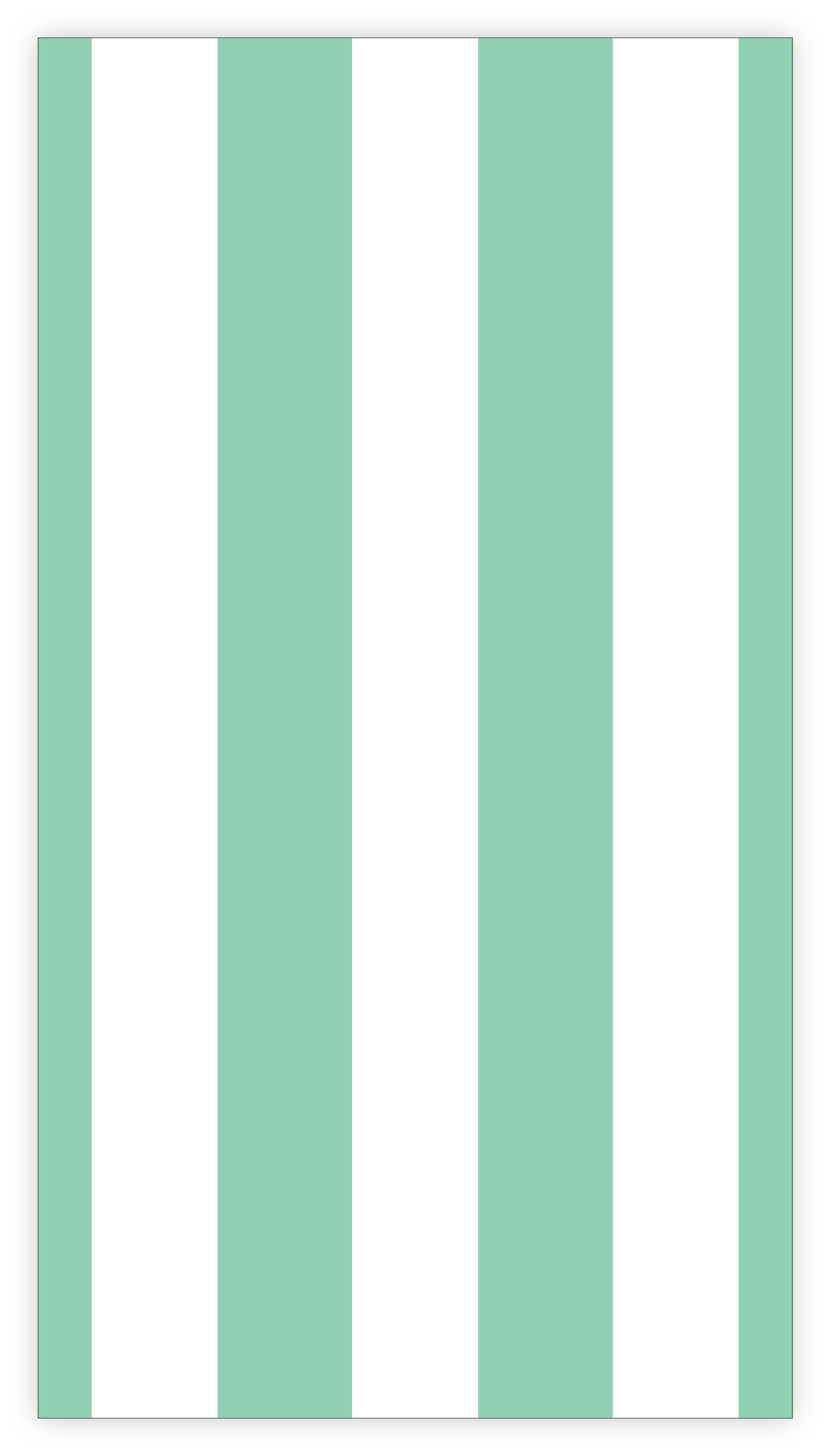 FRESH MINT SIGNATURE CABANA STRIPE GUEST TOWELS Bonjour Fete Napkins FRESH MINT SIGNATURE CABANA STRIPE GUEST TOWELS Bonjour Fete - Party Supplies