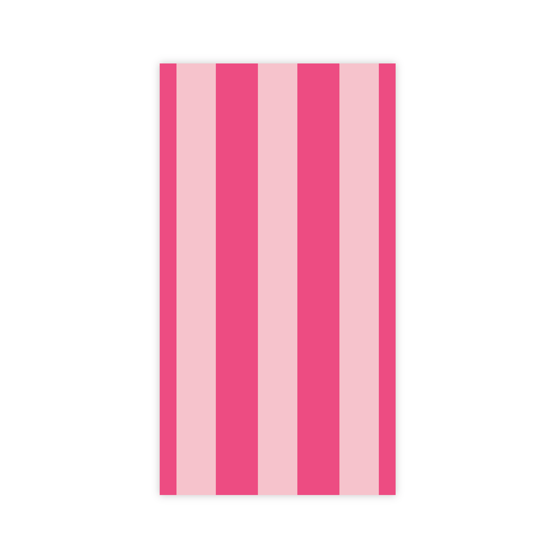 LIGHT & HAUTE PINK SIGNATURE CABANA STRIPE GUEST TOWELS Bonjour Fete Napkins LIGHT & HAUTE PINK SIGNATURE CABANA STRIPE GUEST TOWELS Bonjour Fete - Party Supplies
