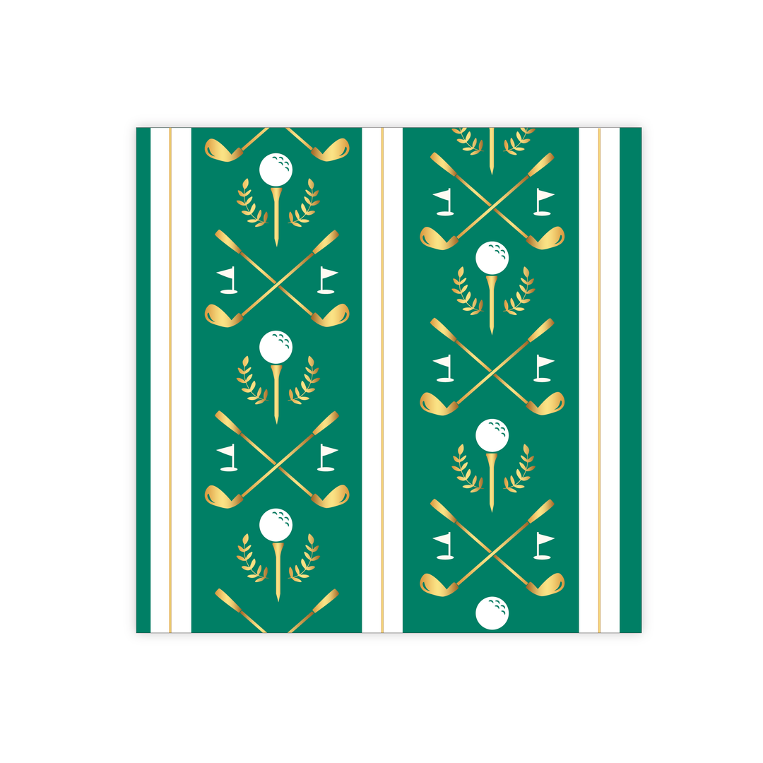 LE GOLF LARGE NAPKINS Bonjour Fete Napkins LE GOLF LARGE NAPKINS Bonjour Fete - Party Supplies