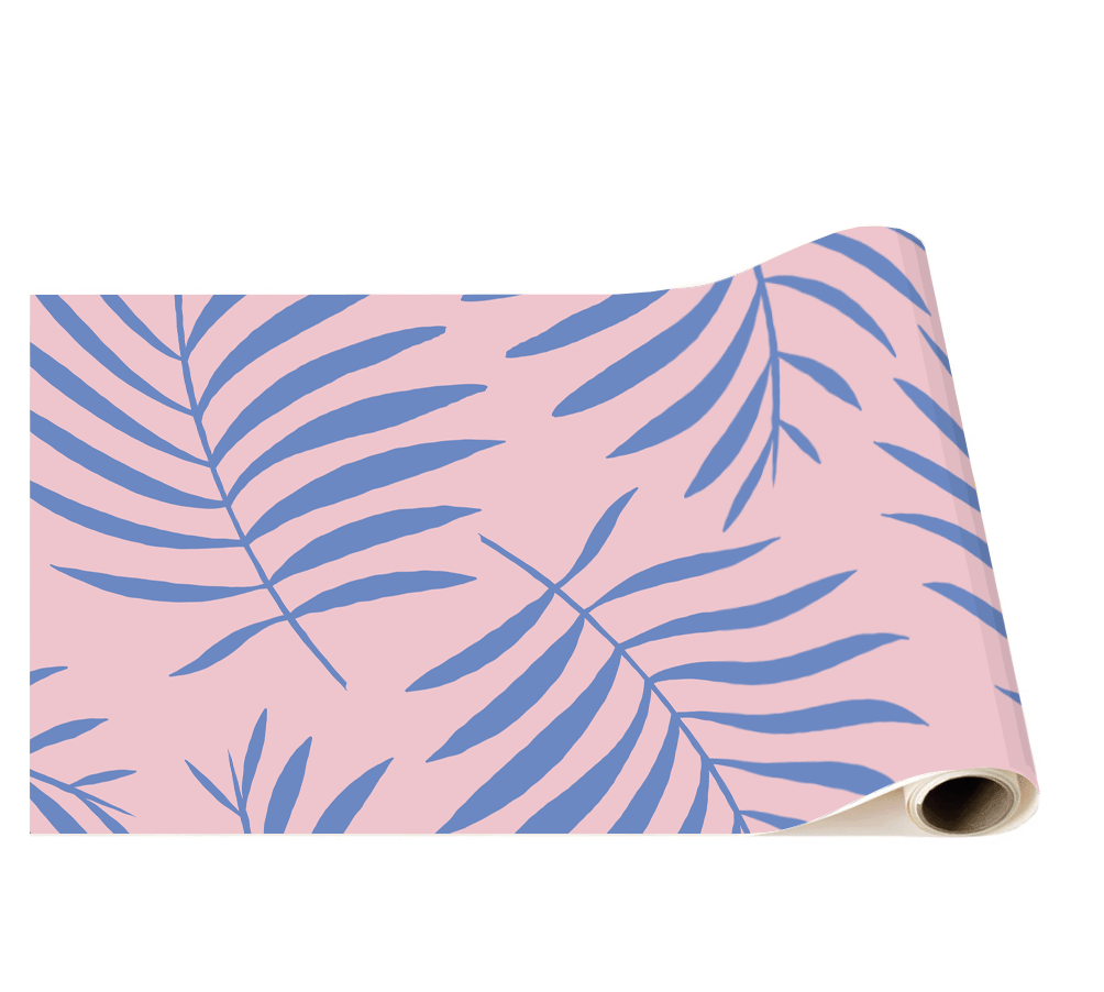 LUAU PALM TABLE RUNNER Bonjour Fête Table Covers & Placemats LUAU PALM TABLE RUNNER Bonjour Fete - Party Supplies