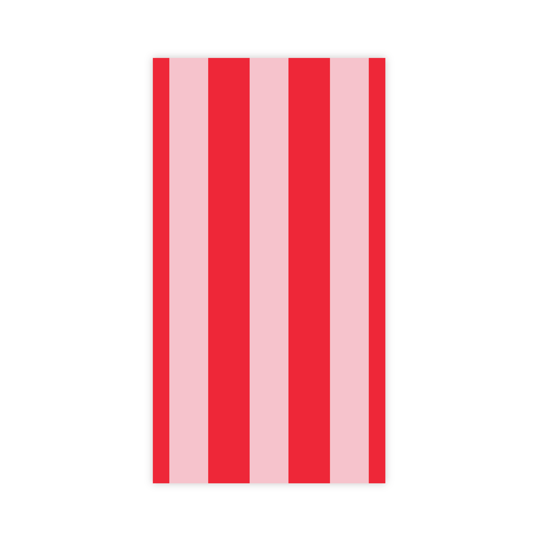 PINK & RED SIGNATURE CABANA STRIPE GUEST TOWELS Bonjour Fete Napkins PINK & RED SIGNATURE CABANA STRIPE GUEST TOWELS Bonjour Fete - Party Supplies