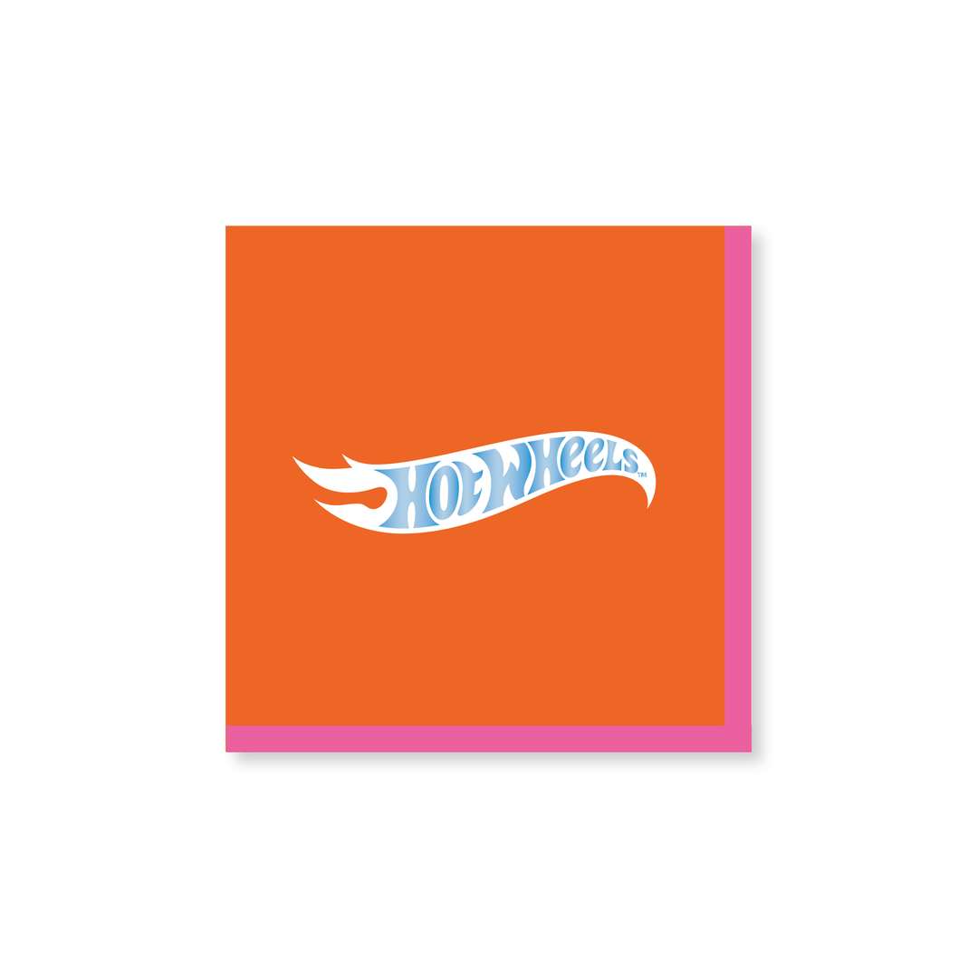 HOT WHEELS™ ORANGE SMALL NAPKINS Bonjour Fete Napkins HOT WHEELS™ ORANGE SMALL NAPKINS Bonjour Fete - Party Supplies
