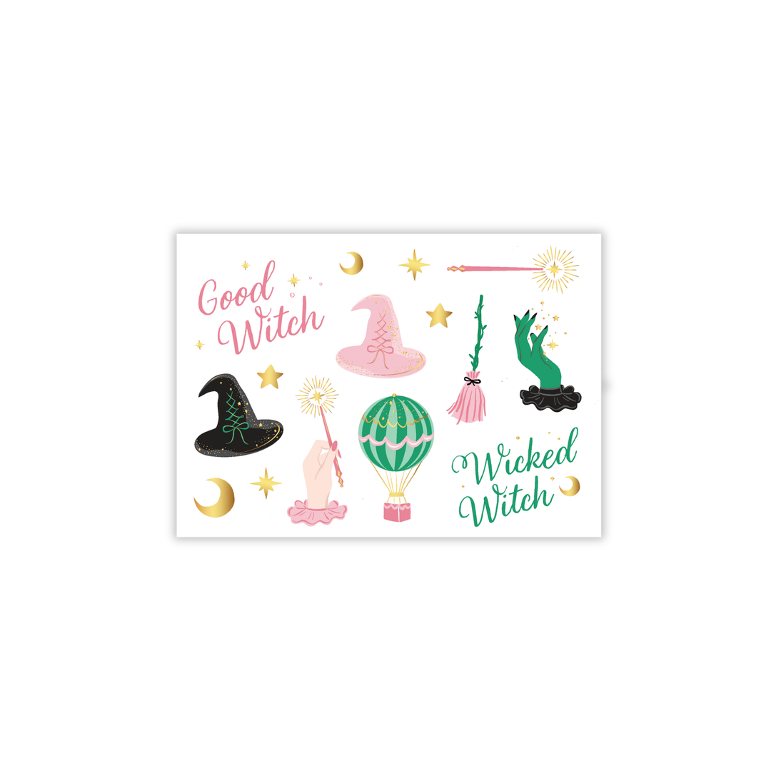 WICKED TATTOOS Bonjour Fête Stickers & Temporary Tattoos WICKED TATTOOS Bonjour Fete - Party Supplies