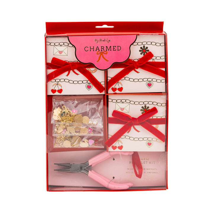 VALENTINE'S DAY CHARM BRACELET KIT My Mind’s Eye Valentine's Day Accessories VALENTINE'S DAY CHARM BRACELET KIT Bonjour Fete - Party Supplies