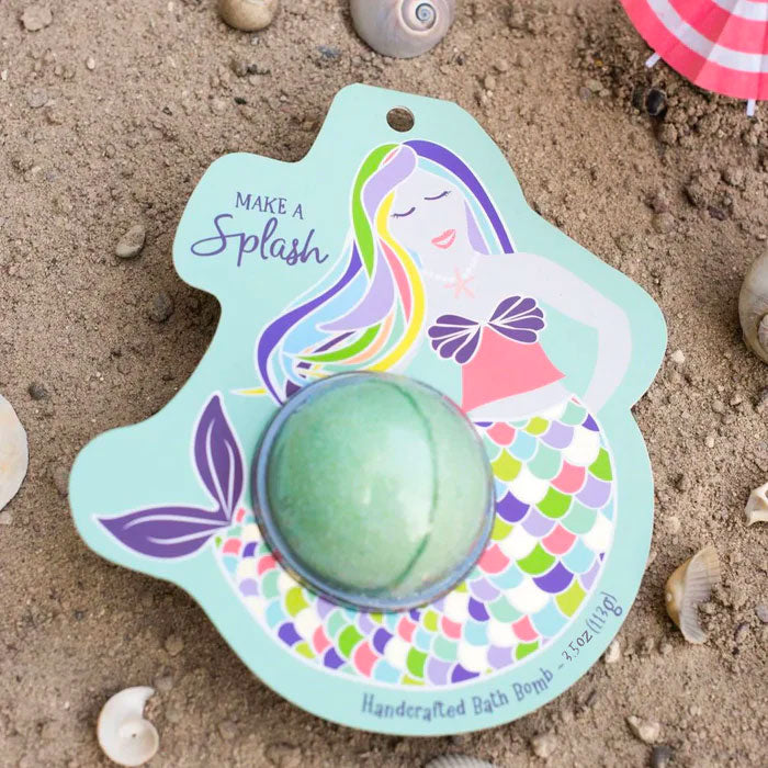 Mermaid Bath Bomb Clamshell Cait + Co Bath Bombs Mermaid Bath Bomb Clamshell Bonjour Fete - Party Supplies