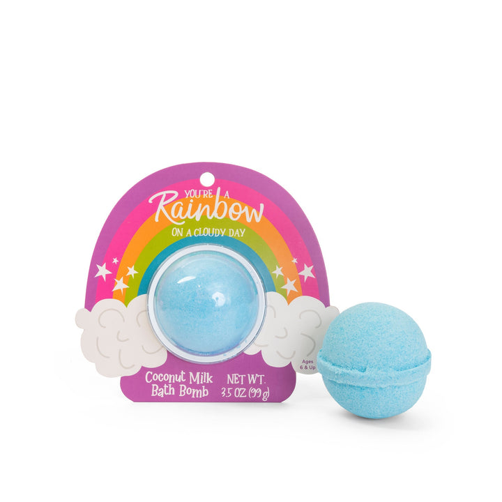 Rainbow Bath Bomb Clamshell Cait + Co Bath Bombs Rainbow Bath Bomb Clamshell Bonjour Fete - Party Supplies